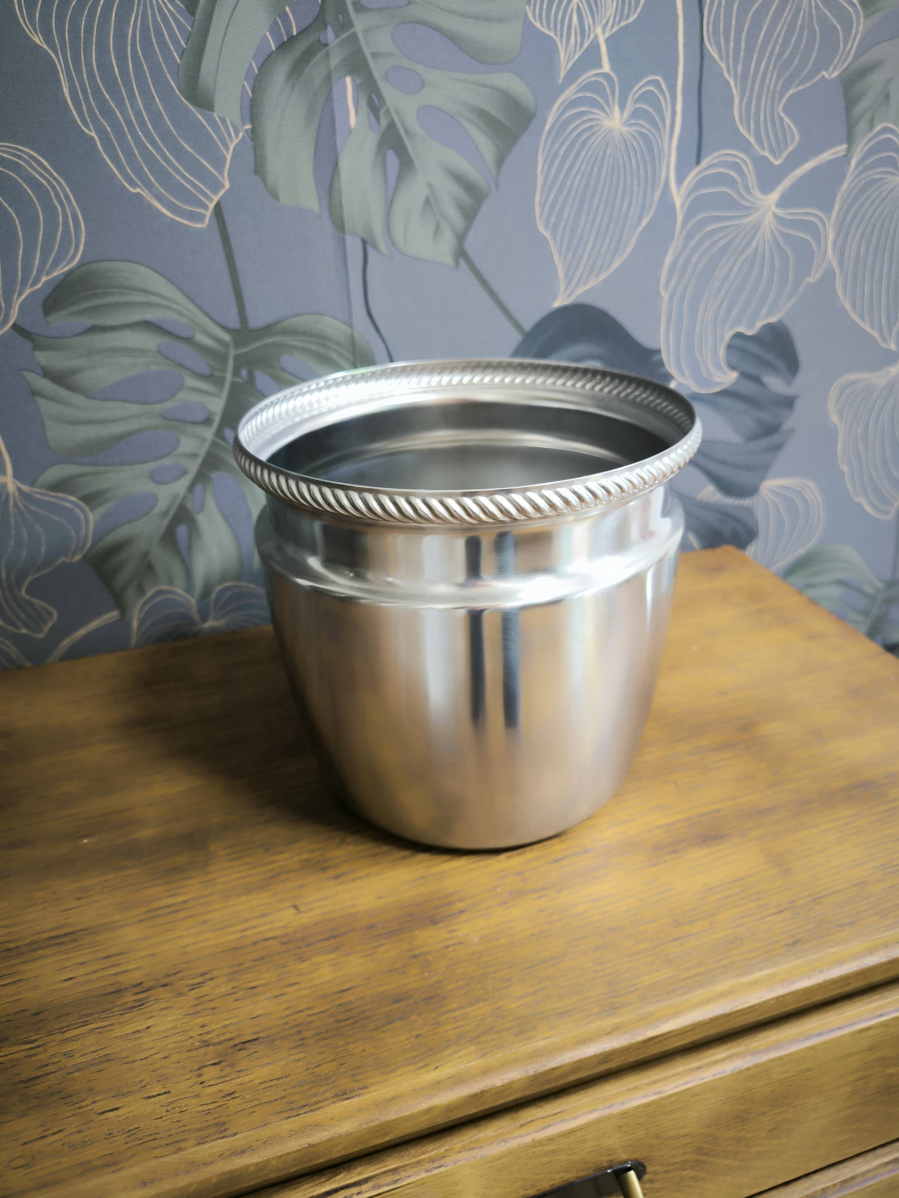 Alessi stainless steel ice bucket