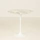 Tulip Side Table in White Marble by Eero Saarinen for Knoll, 1960s
