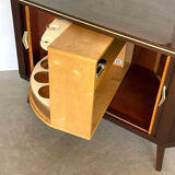 Sesame Bar Multifunctional Hidden Dry Bar Book Case Cabinet
