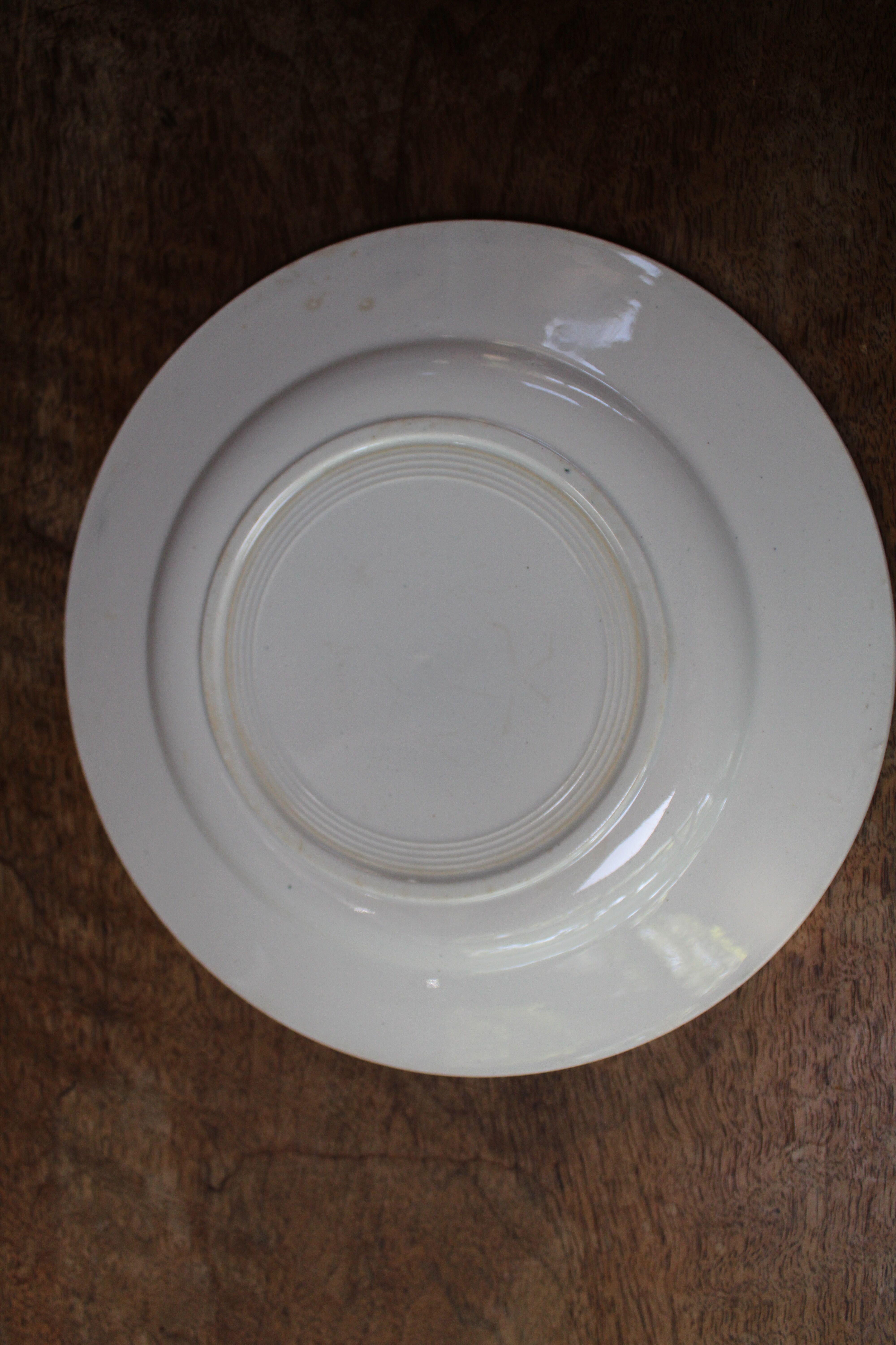 Set of 7 flat plates Sté Amandinoise St Amand, model Margot