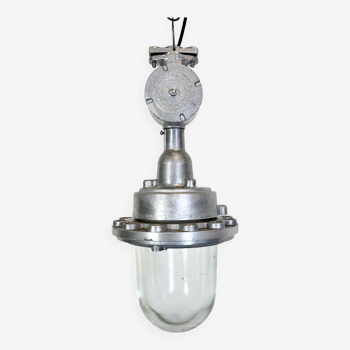 Industrial Soviet Aluminium Factory Pendant Lamp, 1960s