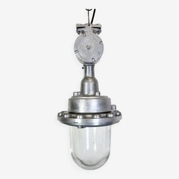 Lampe à Suspension Industrielle Soviétique en Aluminium, 1960s