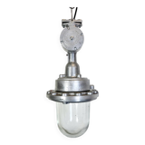 Industrial Soviet Aluminium Factory Pendant Lamp, 1960s