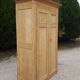 Armoire en sapin ancienne sablée brute