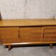 Vintage sideboard 1950 oak foot compass