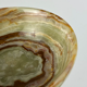 Bol en onyx vert vintage