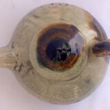 Rustic enamelled sandstone teapot