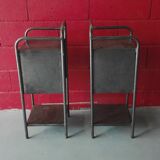 Pair of industrial bedside