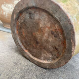 Grande jarre ancienne provençale en terre cuite vernissée XIXeme