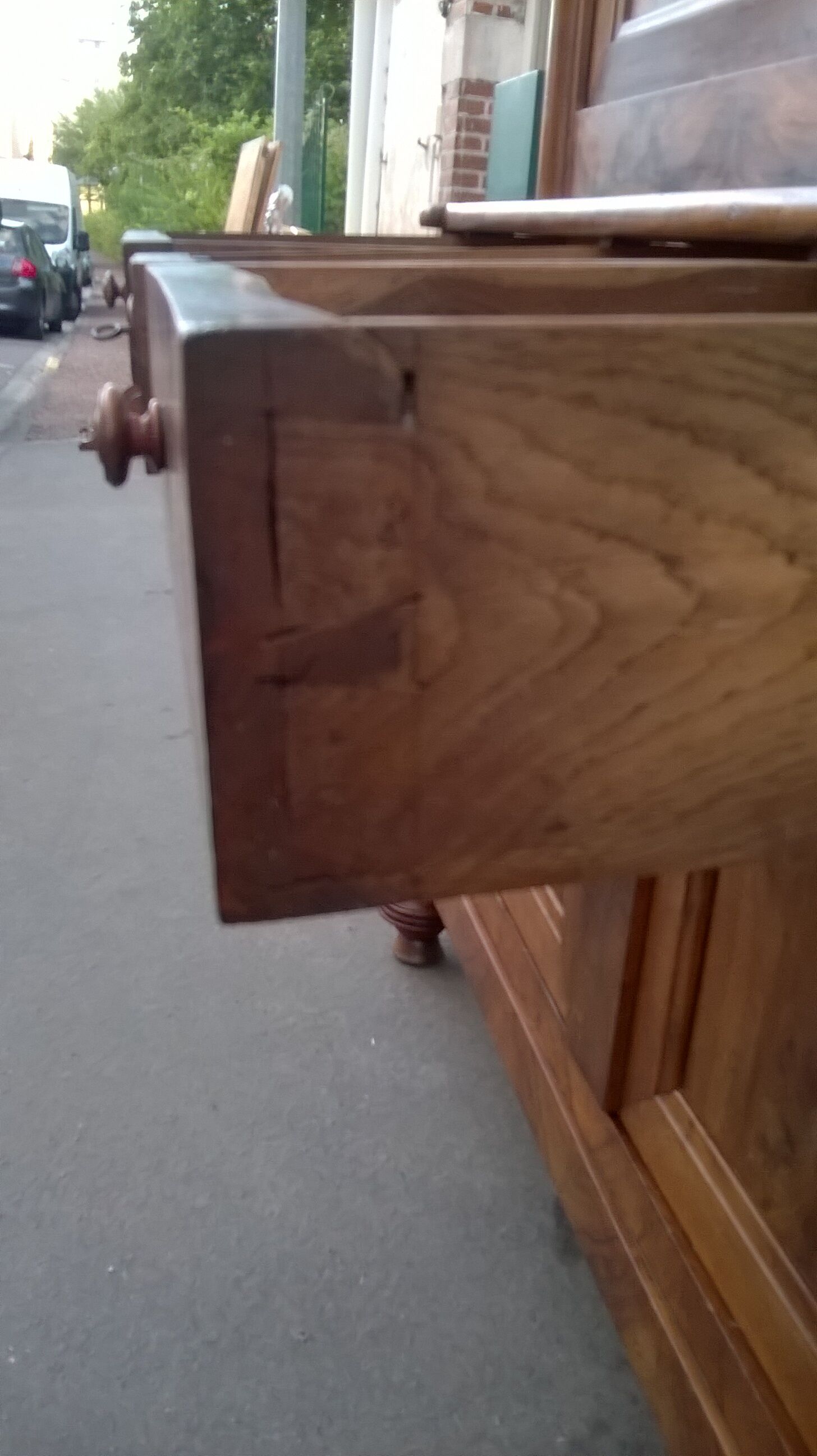 Old buffet two period walnut Empire bodies