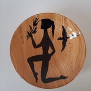 Plate in vallauris by Grandjean Jourdan