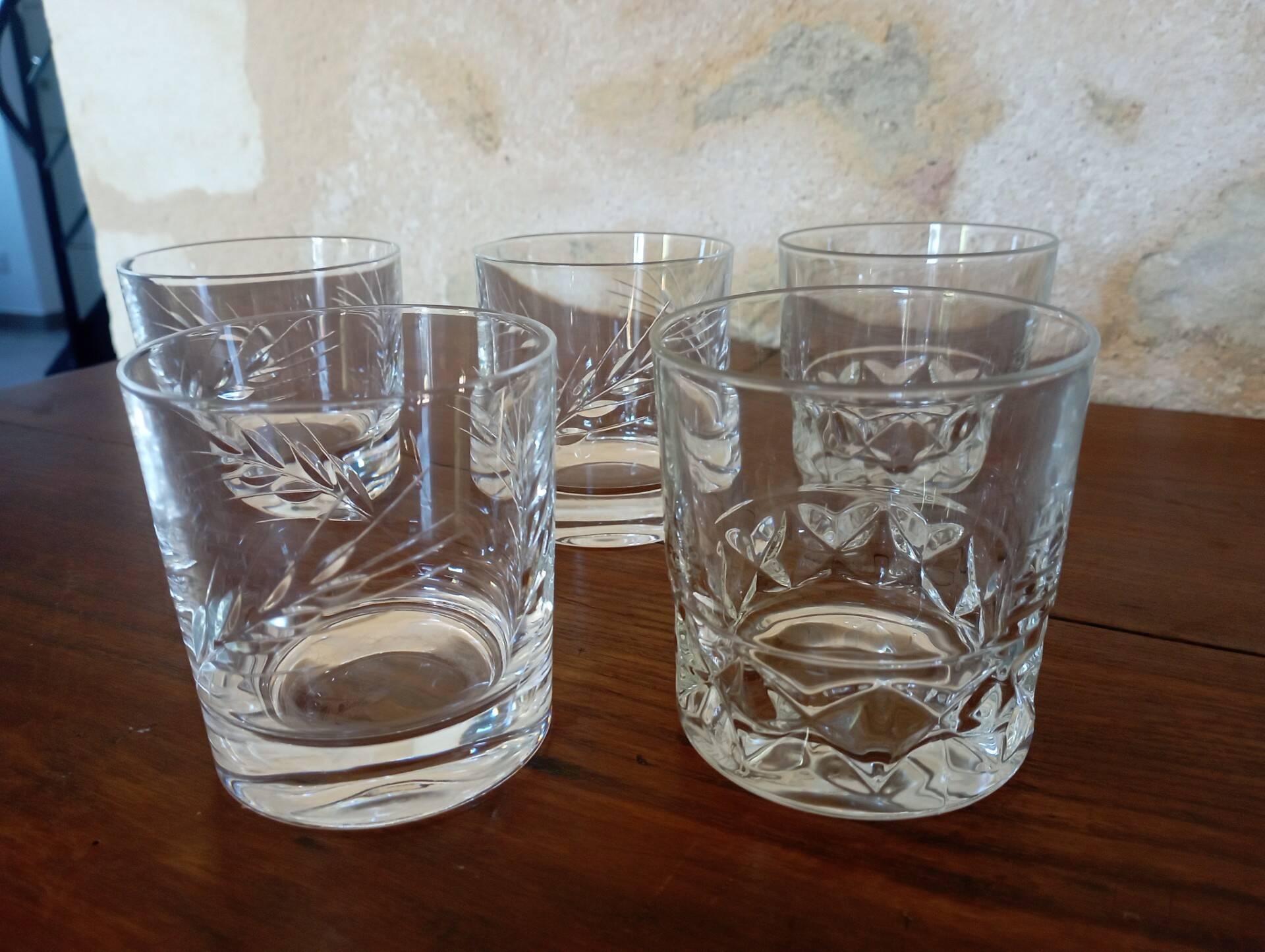 Whiskey glasses
