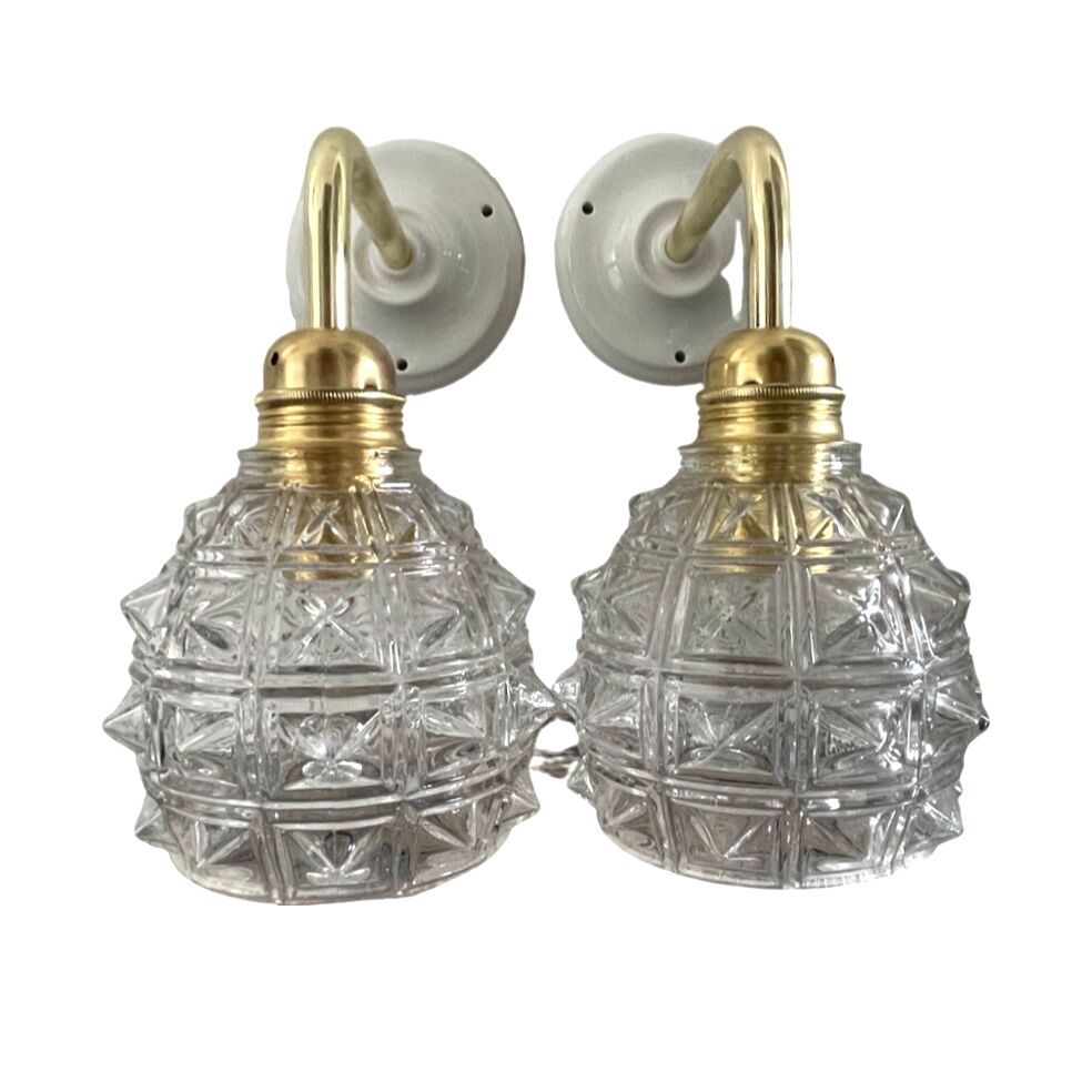 Pair of vintage wall lights