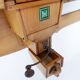Etagère de cuisine / Archelle en bois de sherry avec 18 tiroirs et moulin à café