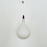 Lampe à Suspension Opaline par Uno et Östen Kristiansson