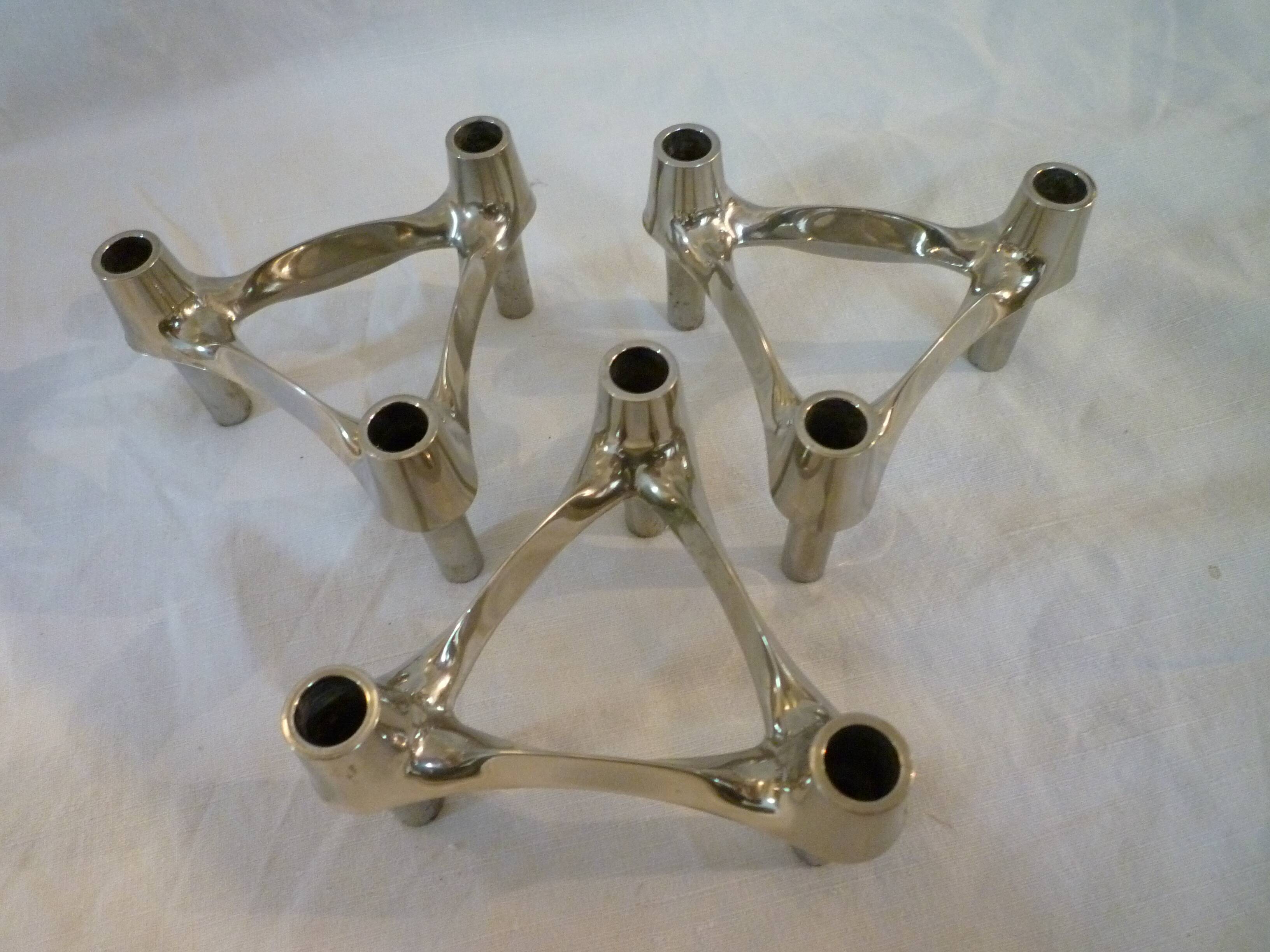 Bmf Nagel design removable bougeoirs