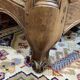 Louis XV XVIIIth century walnut commode with a grey patinated painted top.