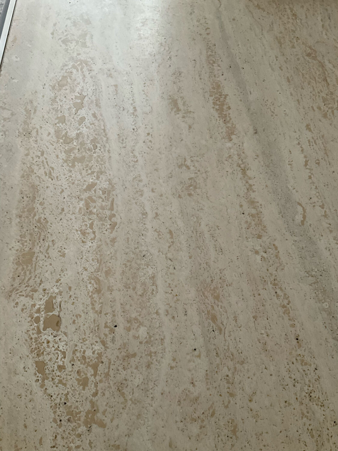 Travertine coffee table in the 70s