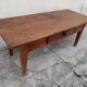Table basse de ferme rustique en fruitier 1900