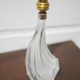 Vintage lamp, crystal lamp, table lamp, bedside lamp, asymmetrical lamp, 50's