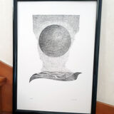 "Sunset" Indian ink