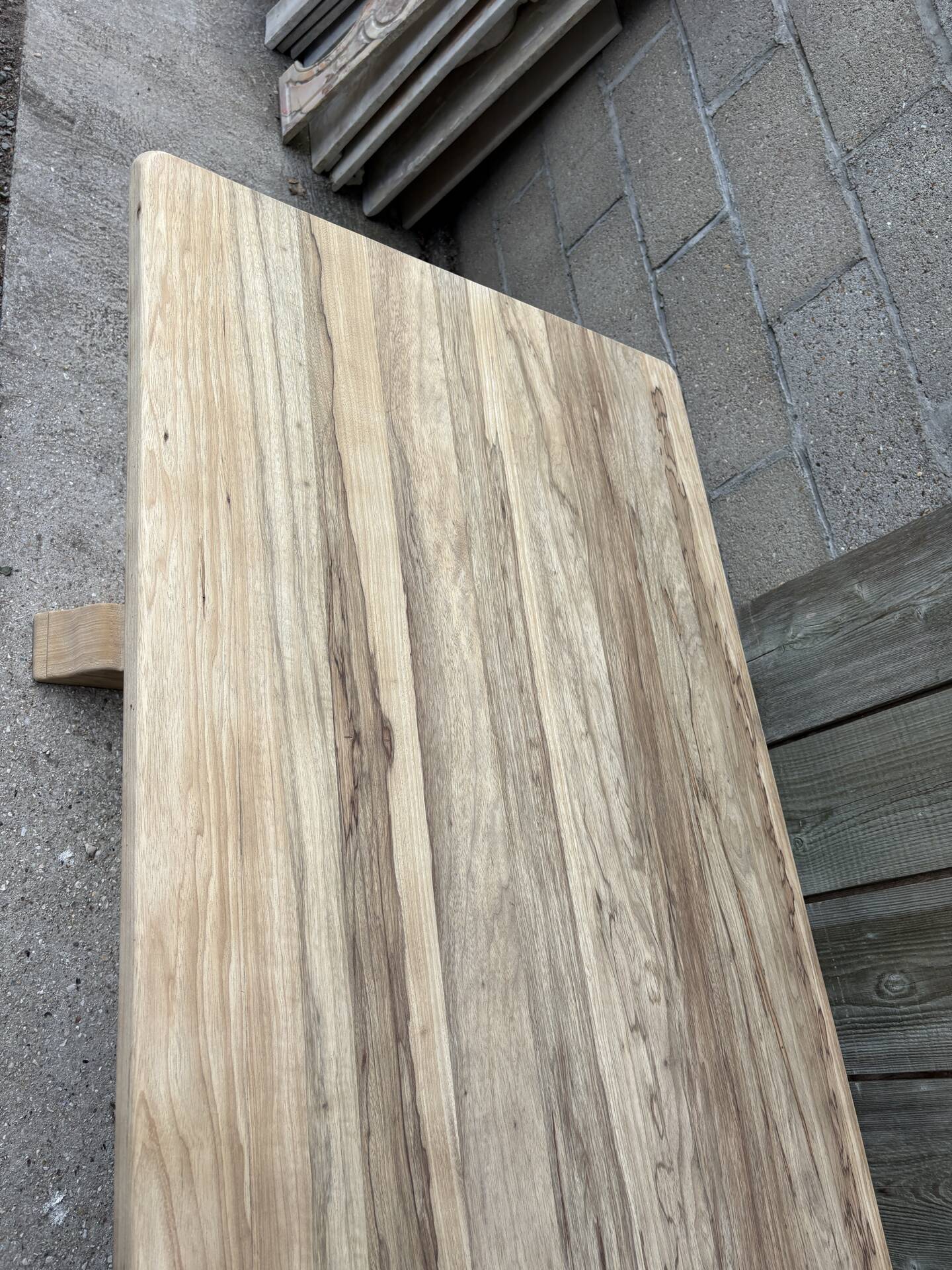 Large old monastery table - sandblasted