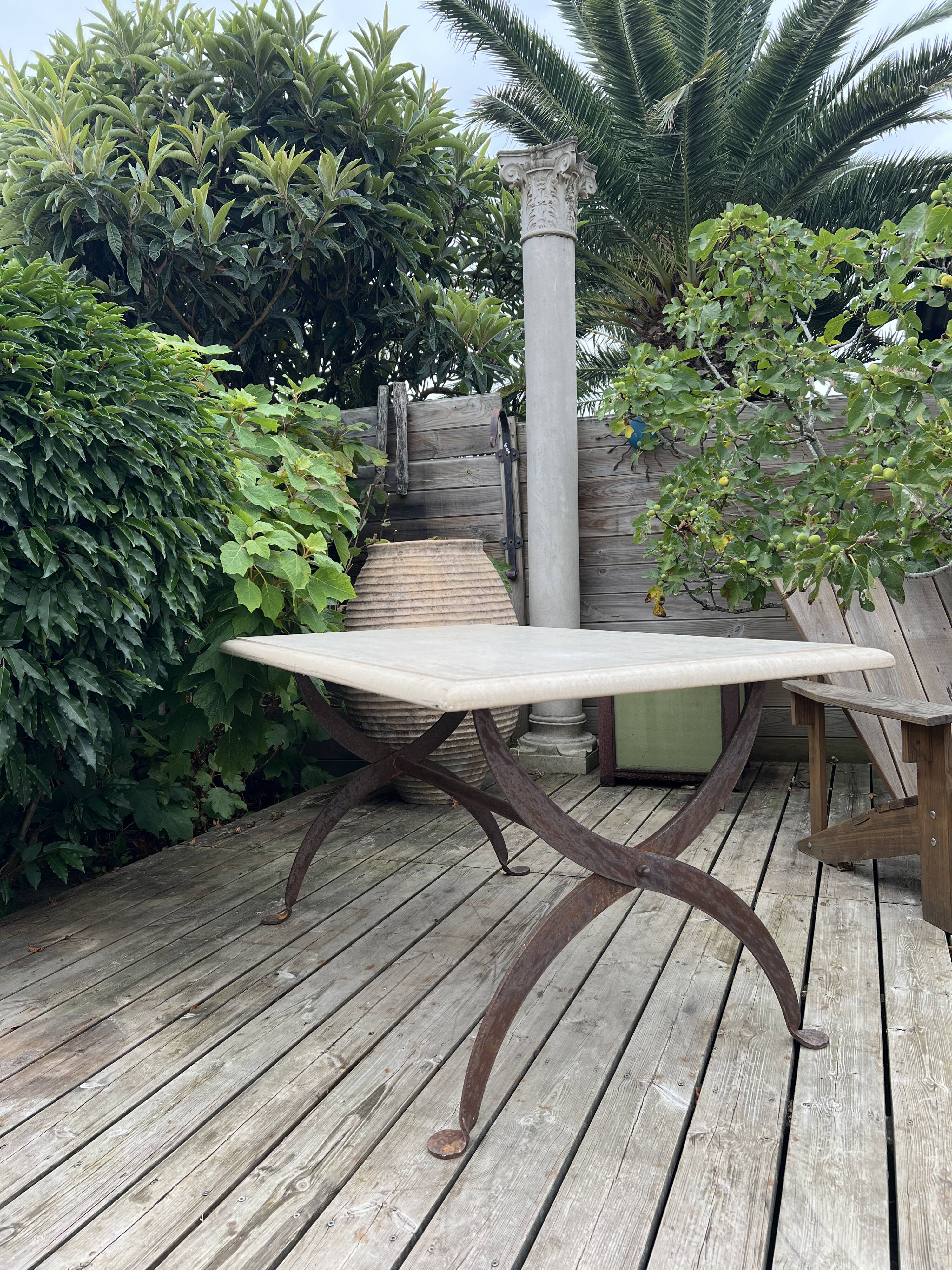 Indoor or outdoor dining table