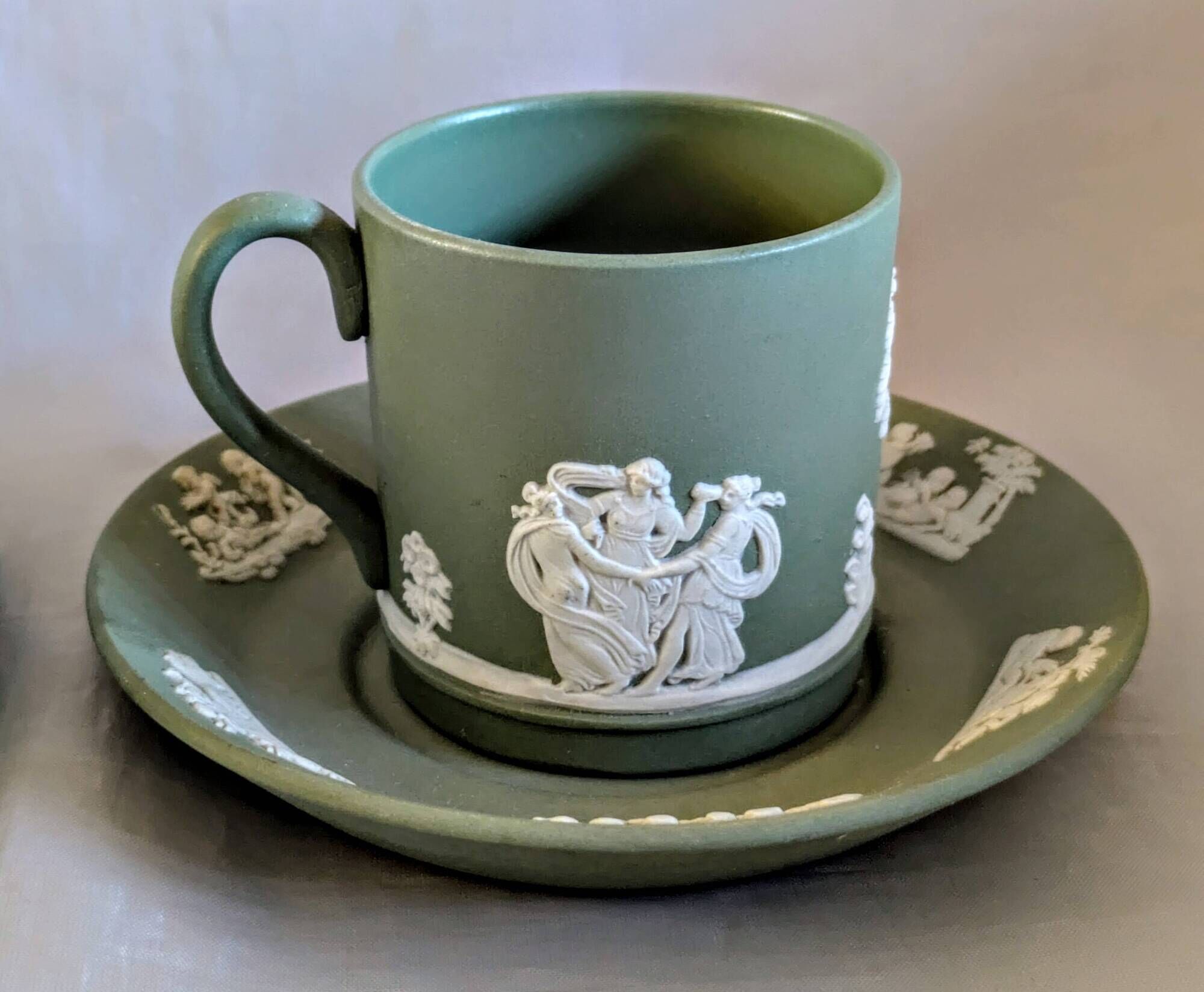 Wedgwood coffee cup pair