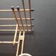 Coat vintage brass metal door