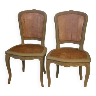 Louis Xv cane chairs