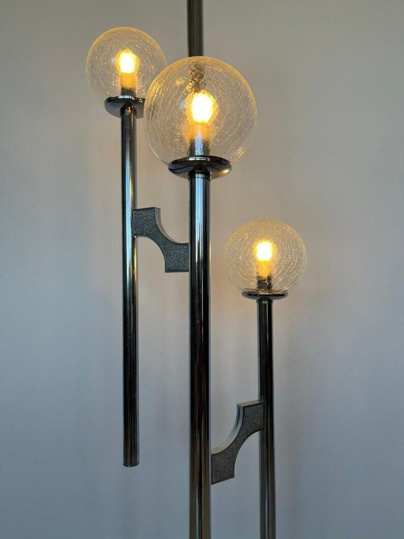 MidCentury Floor Lamp, Gaetano Sciolari, Italy, 1970s