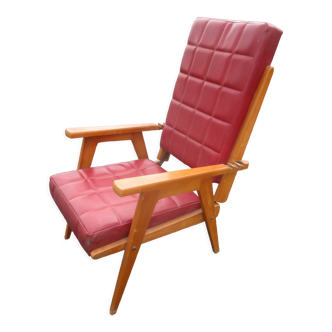 Scandinavian adjustable armchair