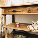 Walnut console