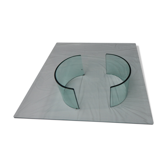 table low design glass Gallotti and Radice year 80