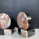 Art Deco marble bookends