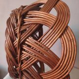 Corbeille vintage en osier