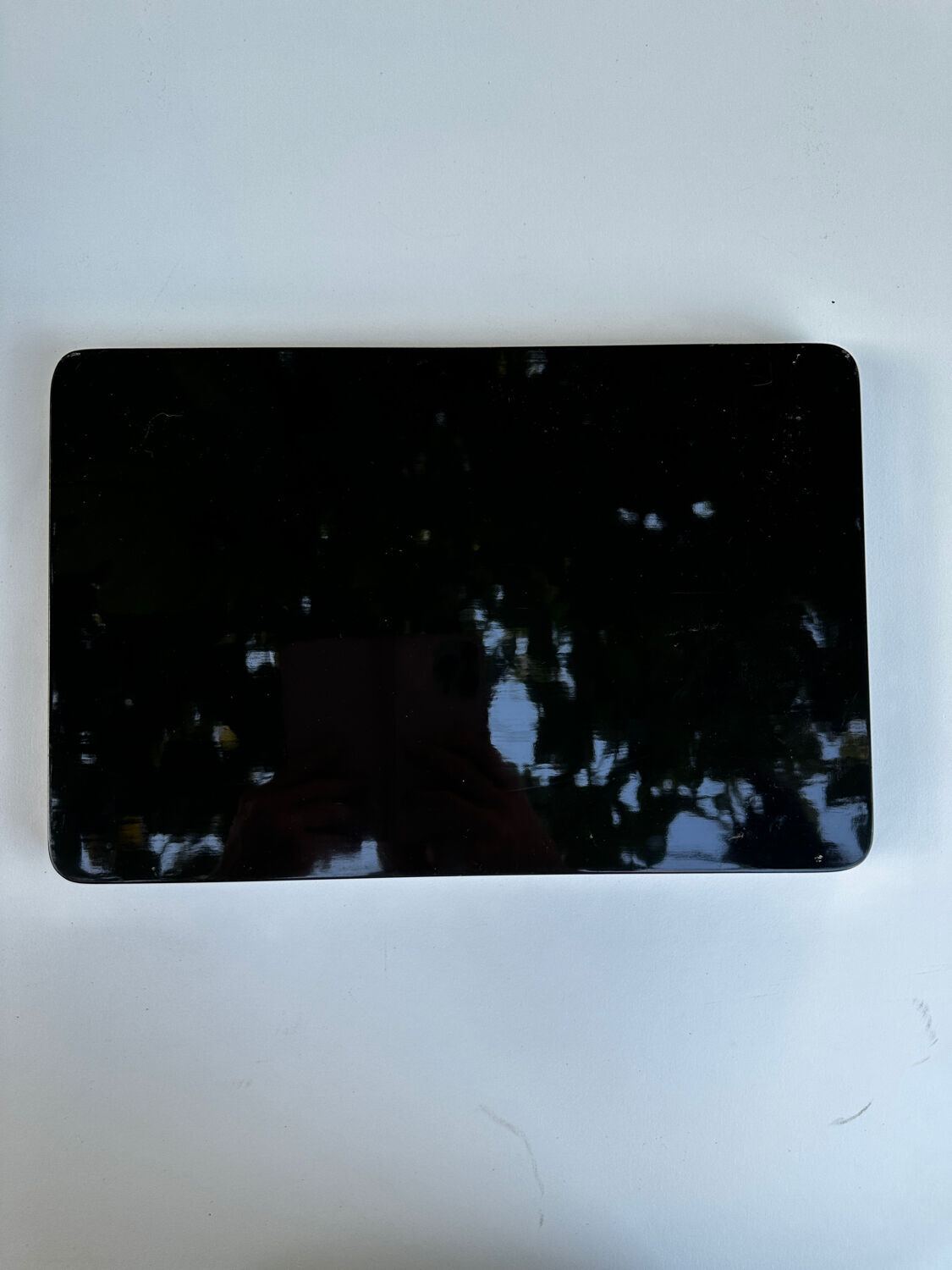 Asian lacquered wood tray