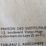 Poster pedagogical school 1960