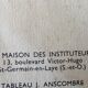 Poster pedagogical school 1960