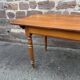 Table de ferme alsacienne 225 cm sapin teinte Merisier