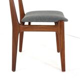 Very nice and solid set of 4 vintage chairs in teak - Findahl.