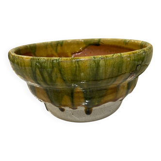 1960s glazed flowerpot
