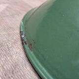 Enameled sheet metal cone pendants