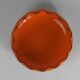 Glass bowl "Tango" in Art Deco style, bohemian orange colour, created by Michael Powolny for Loetz, 1914.