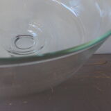Cloche en verre épais ancienne