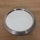 Miroir rond argenté 23 cm