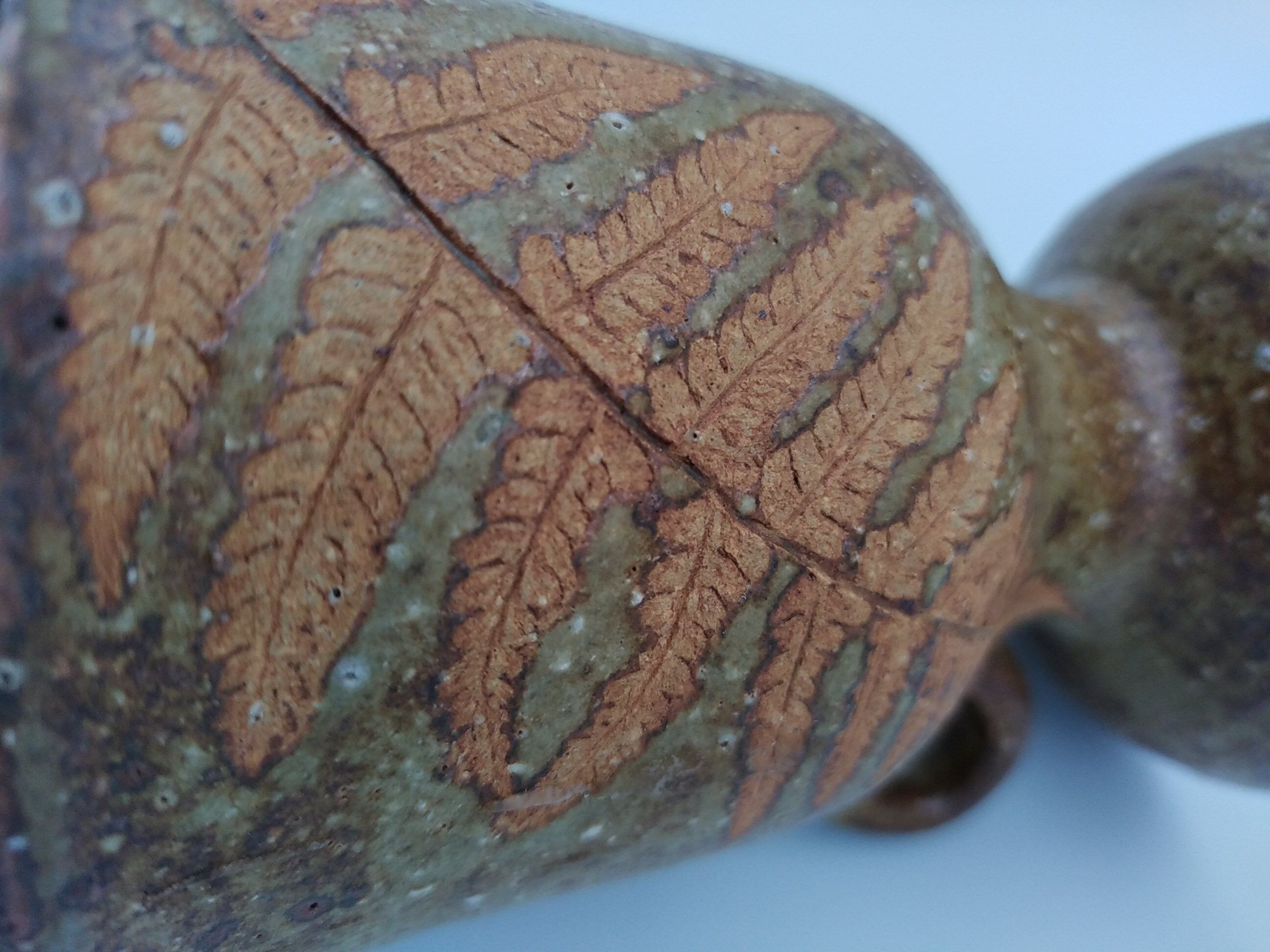 Candle holder in fern decor Alain Blanchard