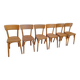 Lot de 6 chaises bistrot Baumann