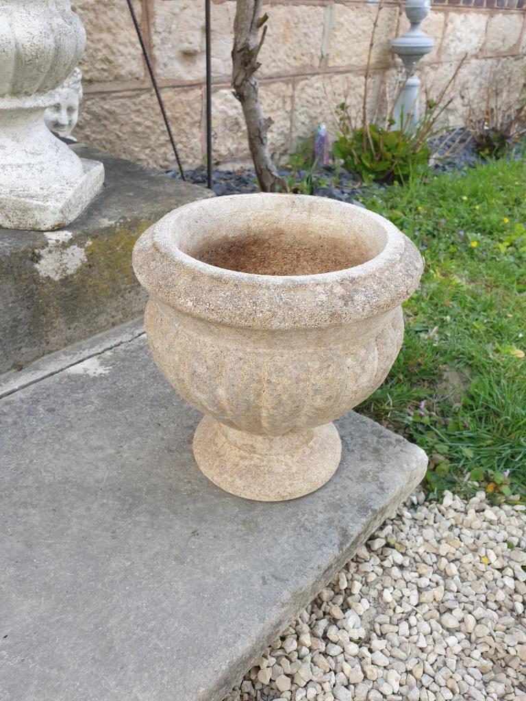 Medici vase in reconstructed stone