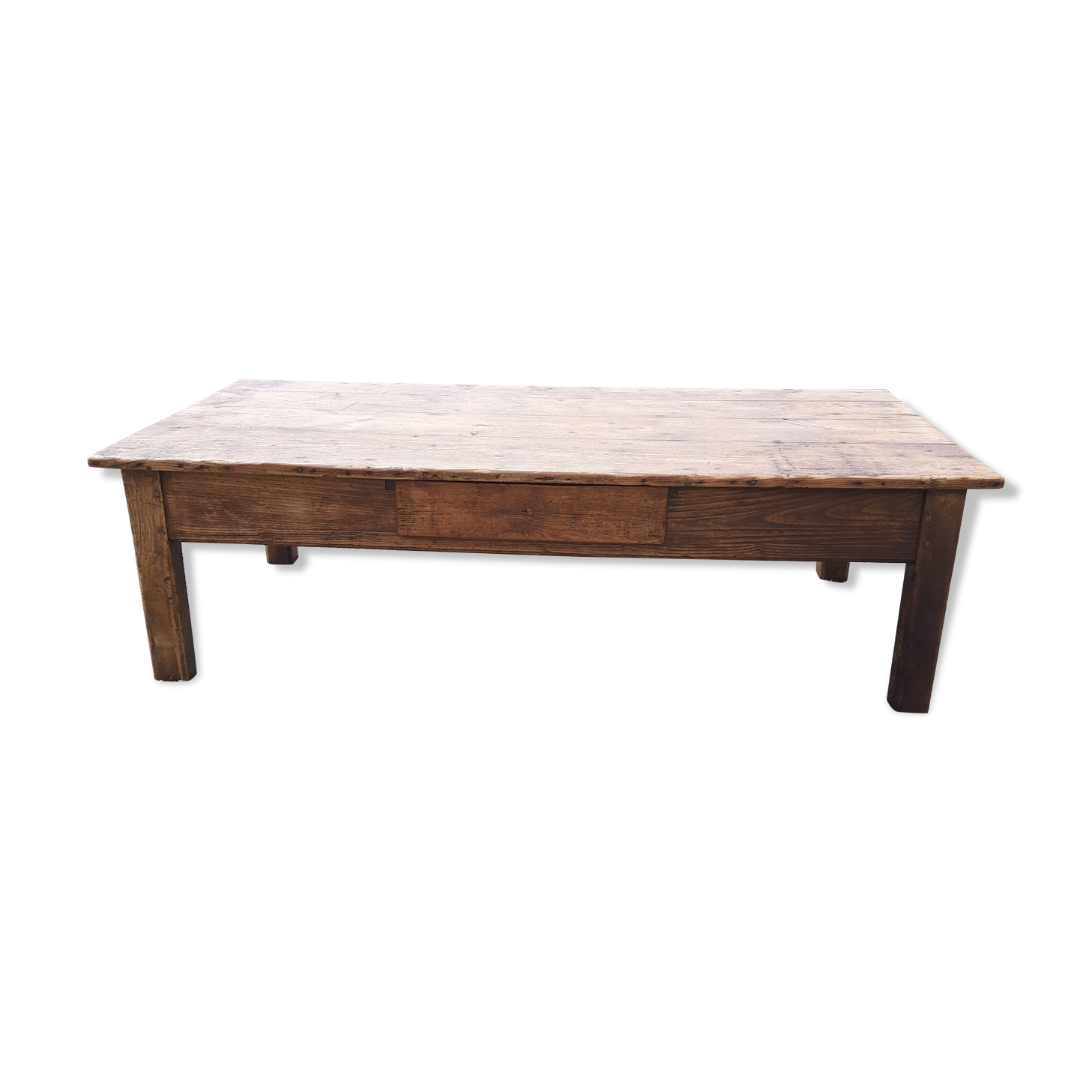 Country Coffee Table in Pine 3 Drawers
